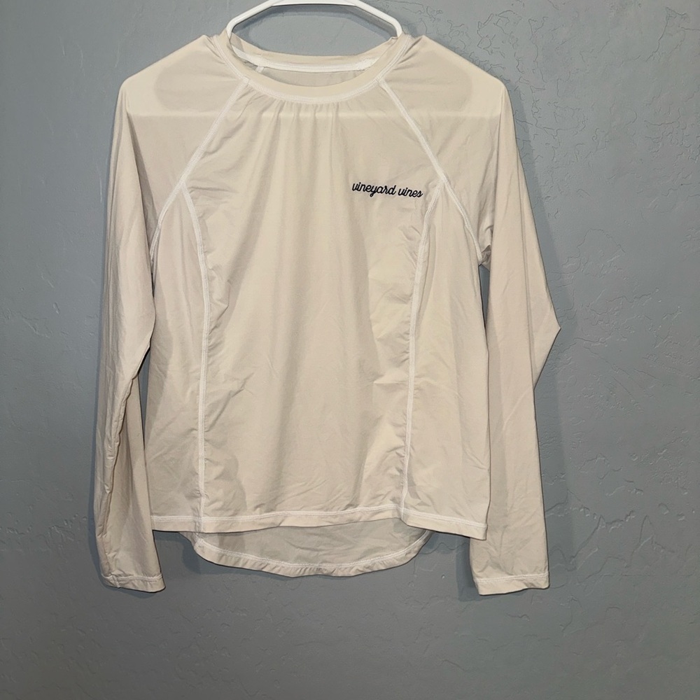 Vineyard Vines Long Sleeve Tee in White